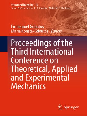 cover image of Proceedings of the Third International Conference on Theoretical, Applied and Experimental Mechanics